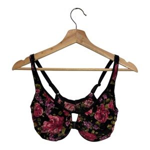 Victoria’s Secret Floral Lace Bra 36DD Y2K $52 Retail